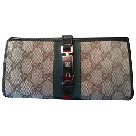 when were gucci wallets invented|old style vintage Gucci bag.